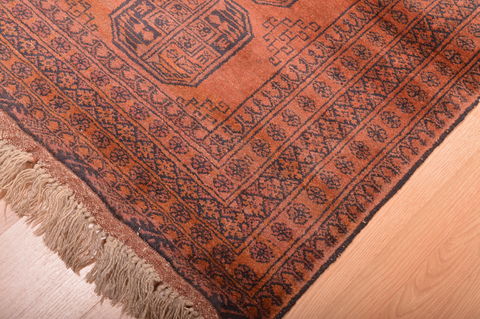 Khan Mohammadi Brown Hand Knotted 34 X 65 Area Rug 100-76137 Image 10