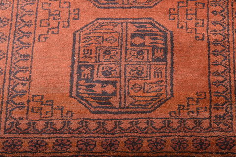 Khan Mohammadi Brown Hand Knotted 34 X 65 Area Rug 100-76137 Image 11