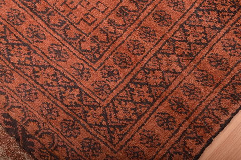 Khan Mohammadi Brown Hand Knotted 34 X 65 Area Rug 100-76137 Image 12