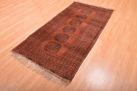 Khan Mohammadi Brown Hand Knotted 34 X 65 Area Rug 100-76137 Image 6