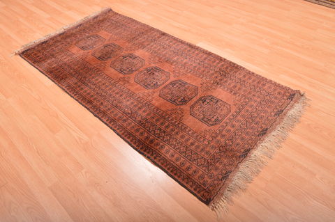 Khan Mohammadi Brown Hand Knotted 34 X 65 Area Rug 100-76137 Image 7