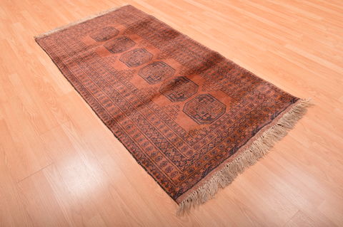 Khan Mohammadi Brown Hand Knotted 34 X 65 Area Rug 100-76137 Image 9