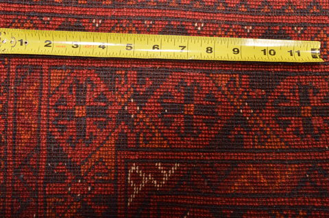 Khan Mohammadi Red Hand Knotted 35 X 66 Area Rug 100-76138 Image 10