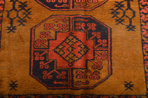 Khan Mohammadi Green Hand Knotted 47 X 72 Area Rug 100-76143 Image 7