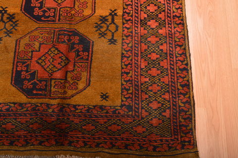 Khan Mohammadi Green Hand Knotted 47 X 72 Area Rug 100-76143 Image 8