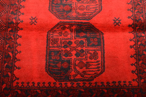 Khan Mohammadi Red Hand Knotted 40 X 64 Area Rug 100-76144 Image 12