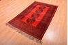 Khan Mohammadi Red Hand Knotted 40 X 64 Area Rug 100-76144 Thumb 6