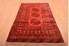 Khan Mohammadi Red Hand Knotted 42 X 71  Area Rug 100-76145 Thumb 4