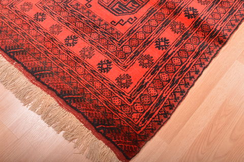 Khan Mohammadi Purple Runner Hand Knotted 35 X 68 Area Rug 100-76147 Image 7