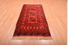 Khan Mohammadi Purple Runner Hand Knotted 35 X 68 Area Rug 100-76147 Thumb 1
