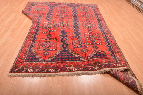 Khan Mohammadi Blue Hand Knotted 610 X 105 Area Rug 100-76148 Image 13