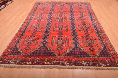 Khan Mohammadi Blue Hand Knotted 610 X 105 Area Rug 100-76148 Image 1