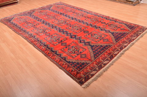 Khan Mohammadi Blue Hand Knotted 610 X 105 Area Rug 100-76148 Image 3