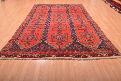 Khan Mohammadi Blue Hand Knotted 610 X 105 Area Rug 100-76148 Image 4