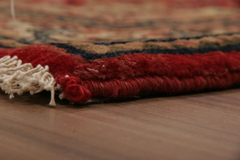 Sumak Multicolor Hand Knotted 51 X 76 Area Rug 253-76155 Image 8