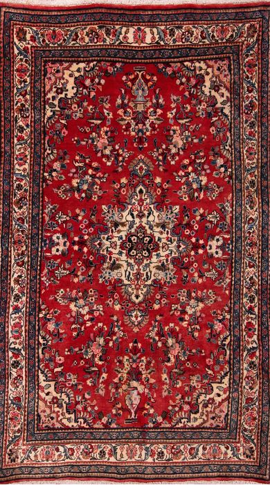 Sumak Multicolor Hand Knotted 51 X 76 Area Rug 253-76155 Image 0