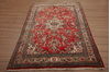 Sumak Multicolor Hand Knotted 51 X 76 Area Rug 253-76155 Thumb 1