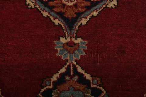 Tabriz Red Hand Knotted 45 X 610  Area Rug 155-76156 Image 6