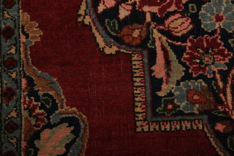 Tabriz Red Hand Knotted 45 X 610  Area Rug 155-76156 Image 7