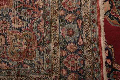 Tabriz Red Hand Knotted 45 X 610  Area Rug 155-76156 Image 9
