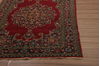 Tabriz Red Hand Knotted 45 X 610  Area Rug 155-76156 Thumb 3