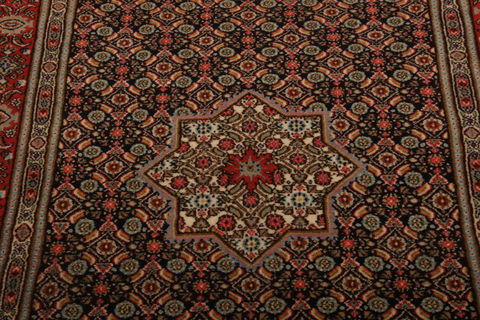 Mood Multicolor Runner Hand Knotted 36 X 81  Area Rug 155-76159 Image 3