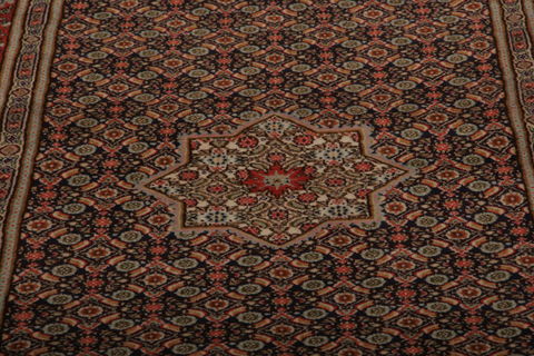 Mood Multicolor Runner Hand Knotted 36 X 81  Area Rug 155-76159 Image 9