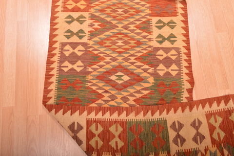 Kilim Red Runner Flat Woven 27 X 99 Area Rug 100-76165 Image 10