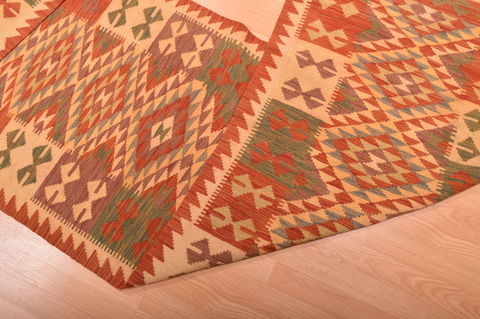 Kilim Red Runner Flat Woven 27 X 99 Area Rug 100-76165 Image 11