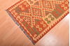Kilim Red Runner Hand Knotted 27 X 99  Area Rug 100-76165 Thumb 12