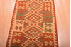 Kilim Red Runner Hand Knotted 27 X 99  Area Rug 100-76165 Thumb 13