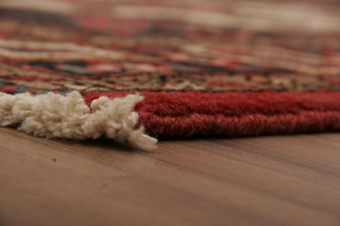 Meshkin Multicolor Runner Hand Knotted 34 X 102 Area Rug 155-76166 Image 6