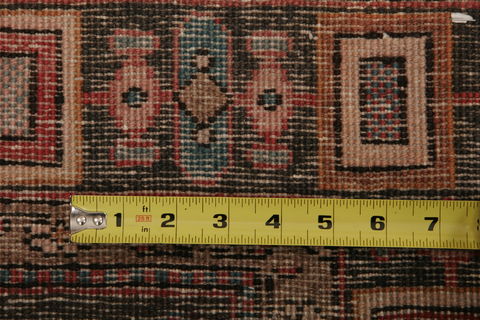 Meshkin Multicolor Runner Hand Knotted 34 X 102 Area Rug 155-76166 Image 7