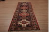 Meshkin Multicolor Runner Hand Knotted 34 X 102 Area Rug 155-76166 Thumb 2