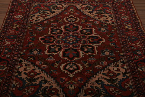 Bakhtiar Multicolor Hand Knotted 53 X 70 Area Rug 253-76168 Image 3