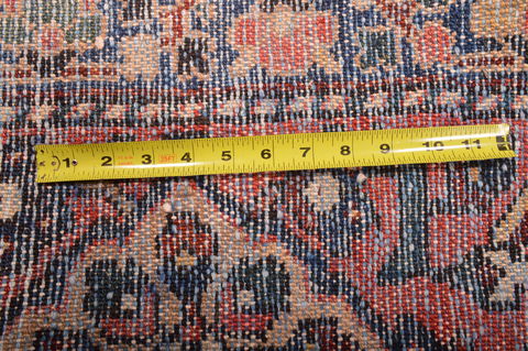 Bakhtiar Red Hand Knotted 104 X 122 Area Rug 100-76175 Image 17