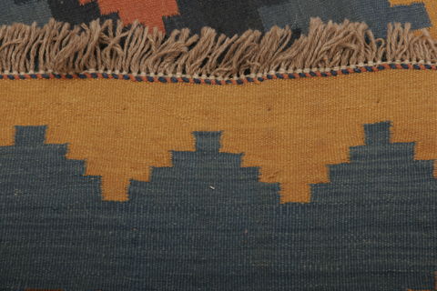 Kilim Multicolor Hand Knotted 53 X 710 Area Rug 155-76177 Image 5