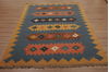 Kilim Multicolor Hand Knotted 53 X 710 Area Rug 155-76177 Thumb 1
