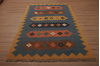 Kilim Multicolor Hand Knotted 53 X 710 Area Rug 155-76177 Thumb 2