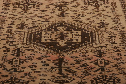 Shiraz Multicolor Hand Knotted 57 X 84  Area Rug 155-76179 Image 3