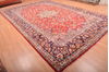 Najaf-abad Red Hand Knotted 98 X 1410  Area Rug 100-76181 Thumb 3