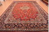 Najaf-abad Red Hand Knotted 98 X 1410  Area Rug 100-76181 Thumb 4