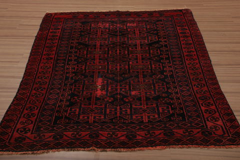 Shiraz Multicolor Hand Knotted 49 X 60  Area Rug 155-76188 Image 1