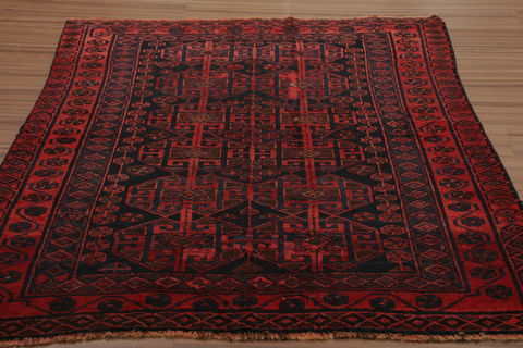 Shiraz Multicolor Hand Knotted 49 X 60  Area Rug 155-76188 Image 7