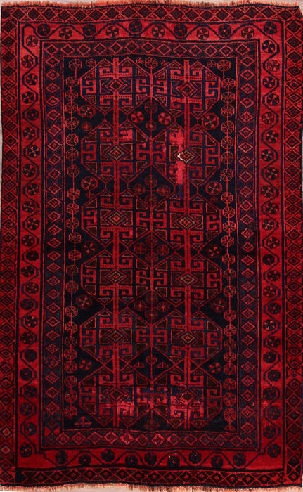 Shiraz Multicolor Hand Knotted 49 X 60  Area Rug 155-76188 Image 0