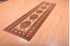 Chobi Beige Runner Hand Knotted 211 X 92  Area Rug 100-76190 Thumb 2