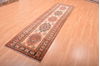 Chobi Beige Runner Hand Knotted 211 X 92 Area Rug 100-76190 Thumb 5