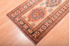 Chobi Beige Runner Hand Knotted 211 X 92 Area Rug 100-76190 Thumb 9