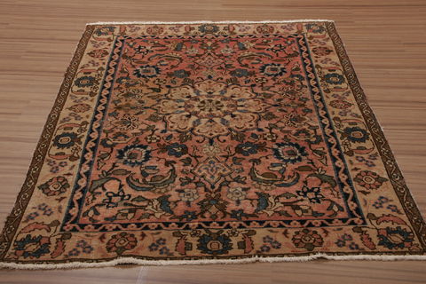 Mussel Multicolor Hand Knotted 49 X 64 Area Rug 155-76195 Image 1