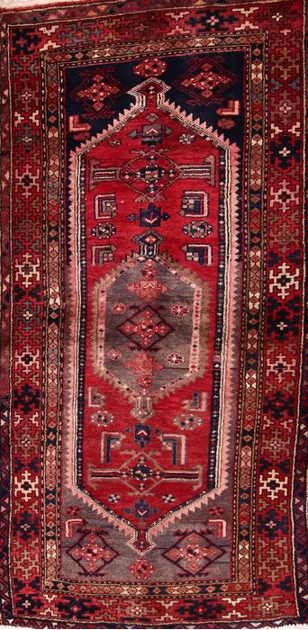 Mussel Multicolor Runner Hand Knotted 35 X 610 Area Rug 253-76197 Image 0